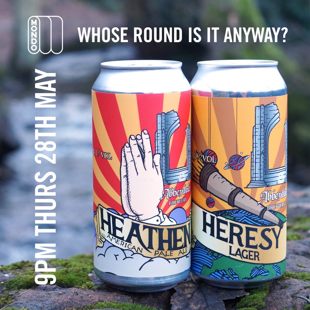 ...but join us next week as we host a virtual pub on Instagram live from 9pm to 10pm on Thursday 28th May. The Mondo team will be drinking some Abbeydale, and Abbeydale some Mondo, while chatting all things beer and lockdown. 

Why not get an order or two in and join us?