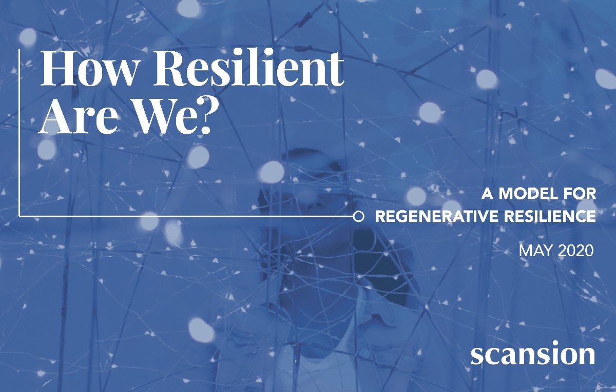 How resilient are our organizations in times of crisis? Download a copy of Scansion’s report and learn what industry leaders are thinking about the opportunity to grow now. 
*|scansion.com/resilience|*
