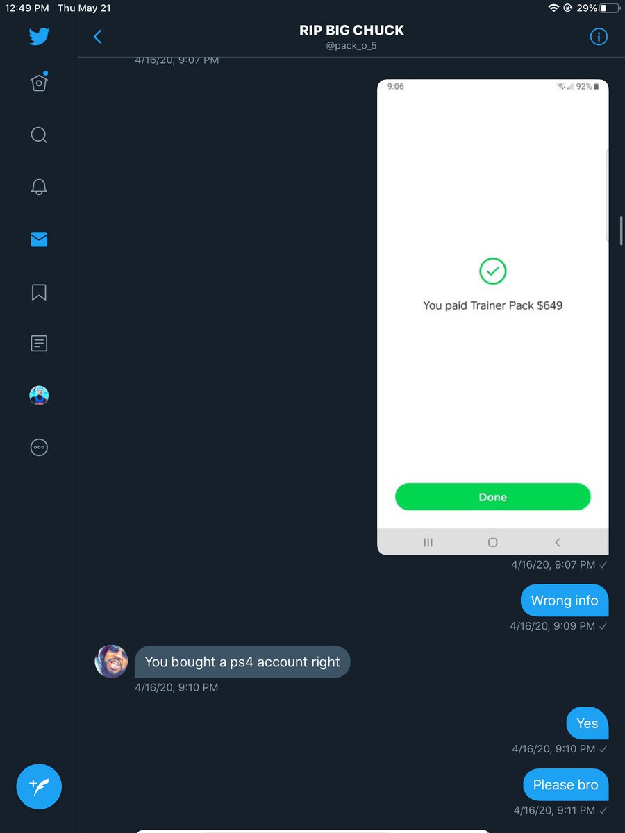 IAMTHEKINQ's tweet photo. @2kscampolice so you guys are just gonna let me get scammed bruh all I did was ask him for help! He sold me an account and now you block me all because I’m asking for HELP!!! Wtf look at the dates bro you aren’t even giving me a chance https://t.co/SWinvzyuBe
