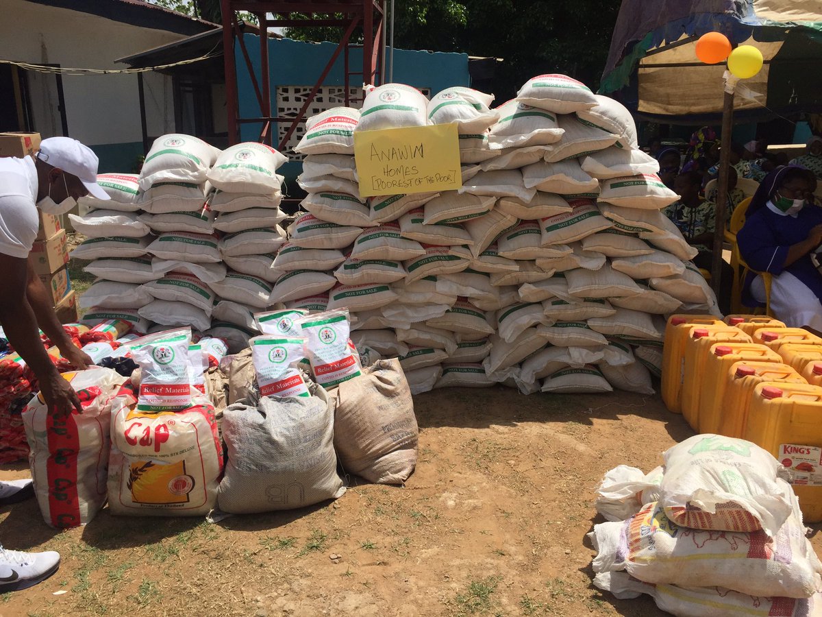 @ the flag-off ceremony for the distribution of palliatives to Orphange homes in Nigeria by the Hon. Minister of Humanitarian Affairs, Disaster Management &amp; Social Development. The outreach held at Anawim Home, Dagiri, Gwagwalada Area Council, FCT.