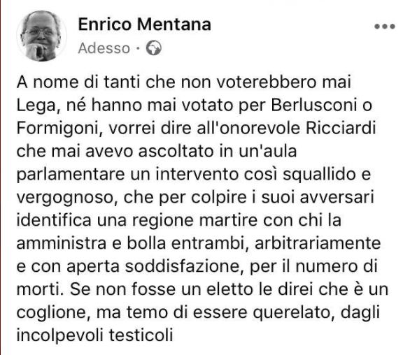 GPS_SPINATO's tweet photo. L'#Improbabile #Mentana: Di solito leggo le carte, ma stavolta scrivo a cazzo che mi viene anche meglio.
#Lombardia #ILWEBETECOMERISORSA ツ https://t.co/gNJD9h88Yk