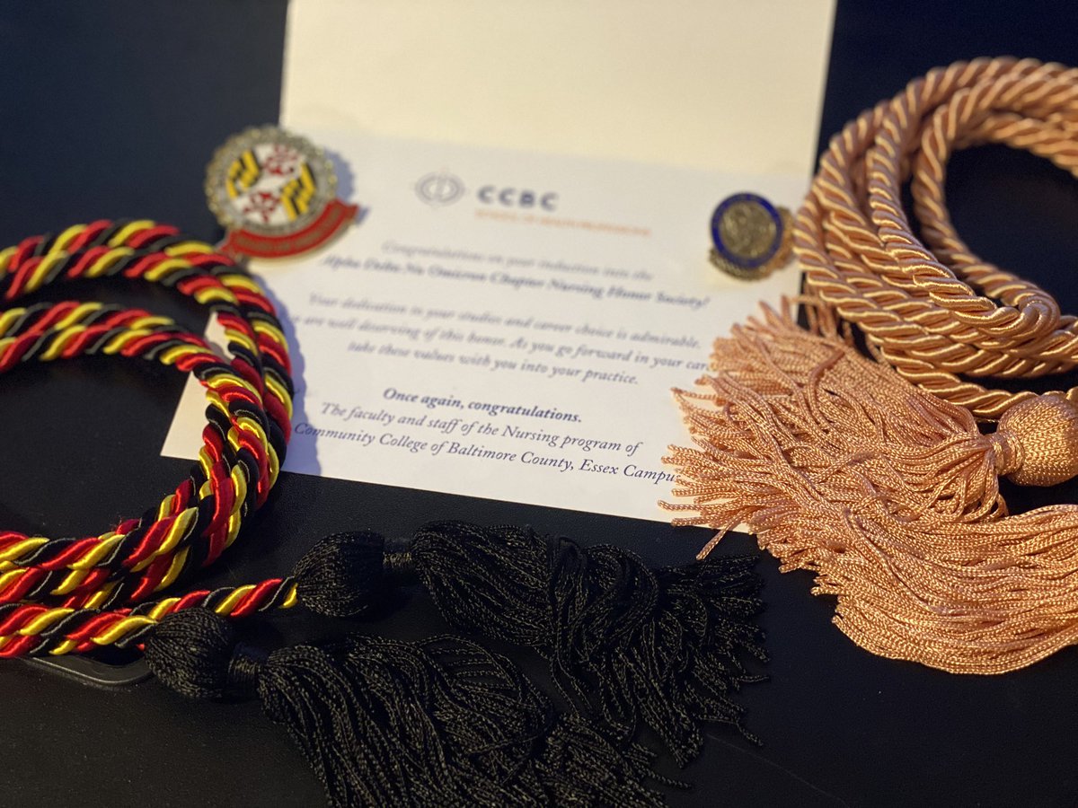 thatsluttynurse's tweet photo. I graduated with honors and as the director of public relations for the Maryland Association of Nursing Students. I won’t get to walk across a stage with theses, but at least I can share them here. #nursingschool #studentrn #rngraduate https://t.co/4vaeZVEwH0