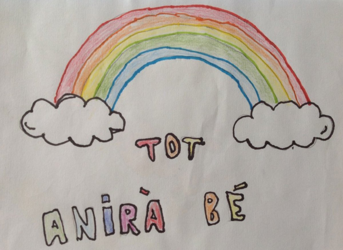 vallhebron's tweet photo. 📝L'Erika, de nou anys, envia el seu Missatge amb Cor per animar a tots i totes 🌈. Recorda, pots enviar el teu escrit, dibuix o fotografia a 🔗https://t.co/wjIg92HbvB i #AjudemElsHerois! https://t.co/w3677iahuF