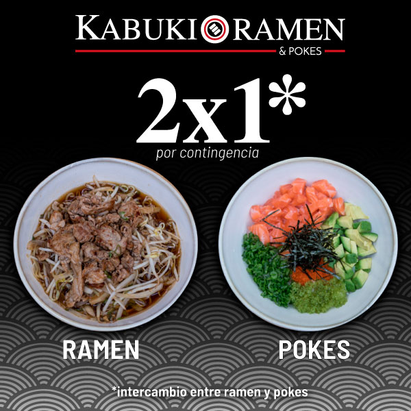 kabukisushi_mx's tweet photo. ⭐¡KABUKI RAMEN YA ESTÁ ABIERTO!⭐
Aprovecha nuestro 2x1 en Ramen y Pokes* disponible para llevar, a domicilio y pick up. Intercambia tu promo por $10 más. ¡Llámanos! 50083370

*Puedes intercambiar tu segundo platillo entre ramen y pokes https://t.co/uk7Fe8mvly