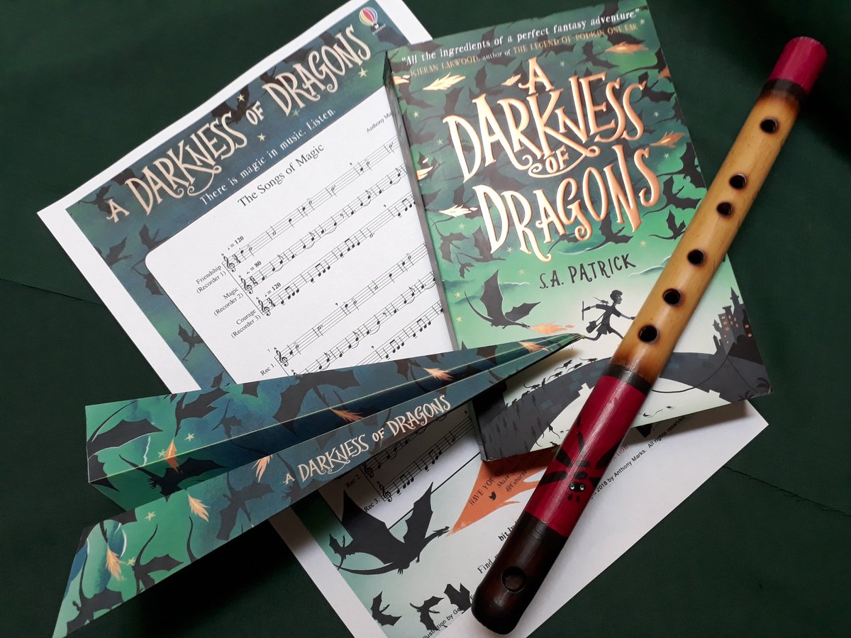 ThatsMyBook's tweet image. Today we had a go at the resources for A Darkness of Dragons including  Piper Song spells for recorder or pipe. Now we have the atmospheric music to go with the story as we read. #classread @SethPatrickUK
They're free to download in Extras on this link: org.usbornebooksathome.co.uk/dionnelakey/ca…