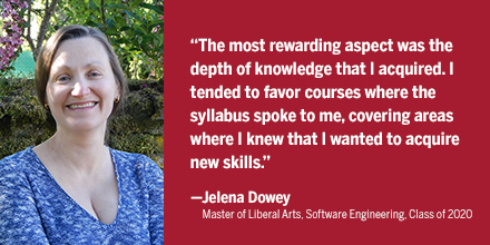 HarvardExt's tweet photo. Graduate Spotlight: Jelena found Harvard Extension to be the best place for pursuing her graduate studies while maintaining a busy family life. "The most rewarding aspect was the depth of knowledge that I acquired."#HarvardExt20 #Harvard20 https://t.co/BPtaXIfd2X https://t.co/lku1vP59wl