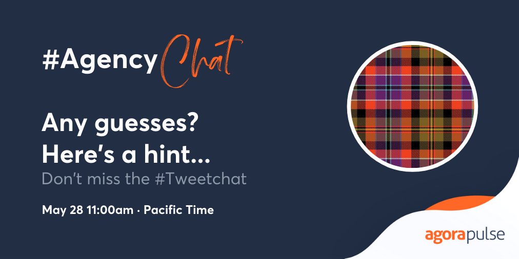 Agorapulse's tweet photo. Okay...we'll give a hint to help you guess our guest for #AgencyChat #TweetChat! 😉 #HugYourHaters Any guesses now? https://t.co/0zdP44h1jG