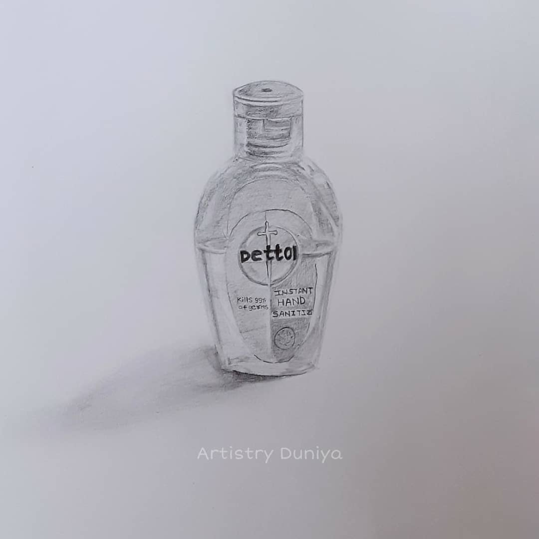 ArtistryDuniya's tweet photo. Object Drawing (Dettol Sanitizer)
.
.
Object Drawing of dettol sanitizer
Graphite on paper.
Time taken : 1 hr
Full video uploaded on the channel
LINK - https://t.co/IUespq0qfO
.
.
.
#noblendingchallenge #artline #objectdrawing #quarantinewithAD #ADcreates #artistryduniya #AD https://t.co/RXUJISC0m6