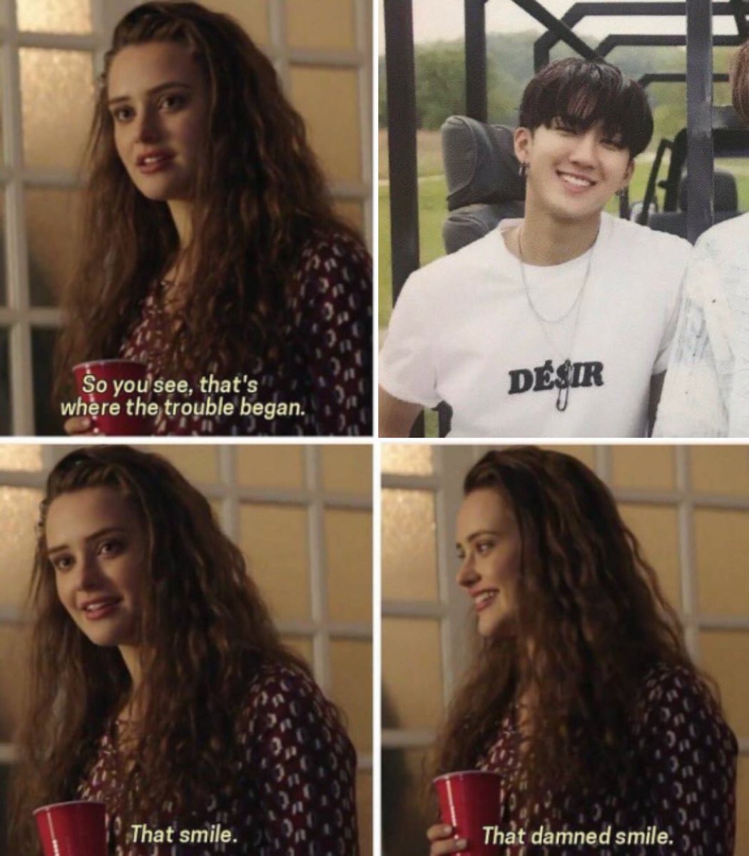 that damned smile.