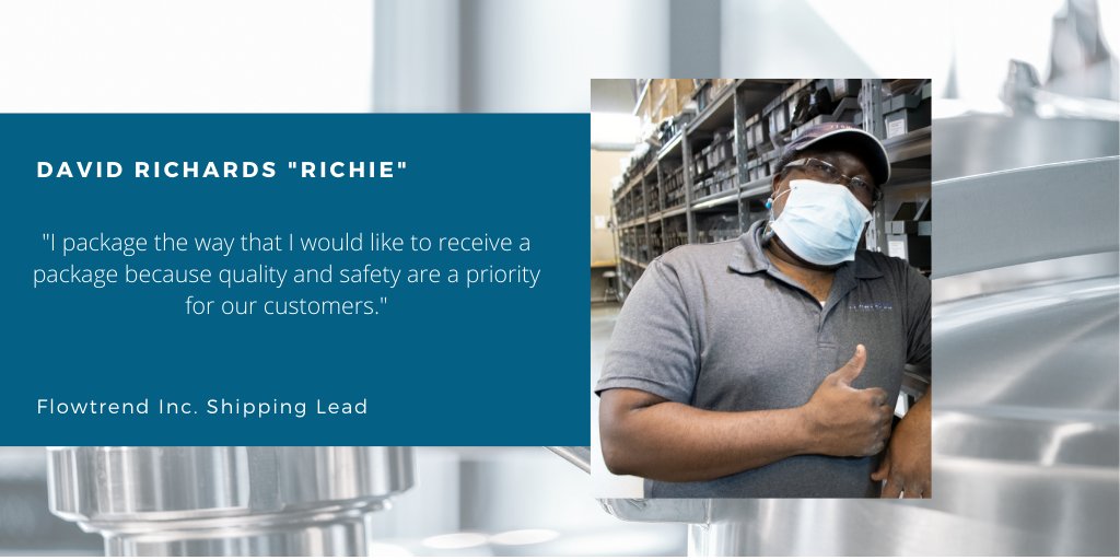 We want our clients to know that our commitment to quality is not just part of our MISSION and VISION statement.  It resonates with our staff on how they would like to be treated as a consumer. 
flowtrend.com/en-us/
#foodandbeveragesafety
#sanitaryreplacementparts
