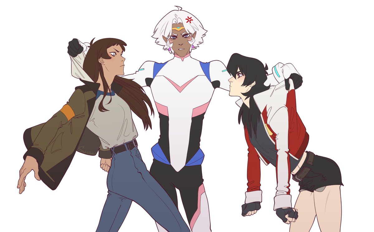 #voltron #lance #keith #allura девачки.