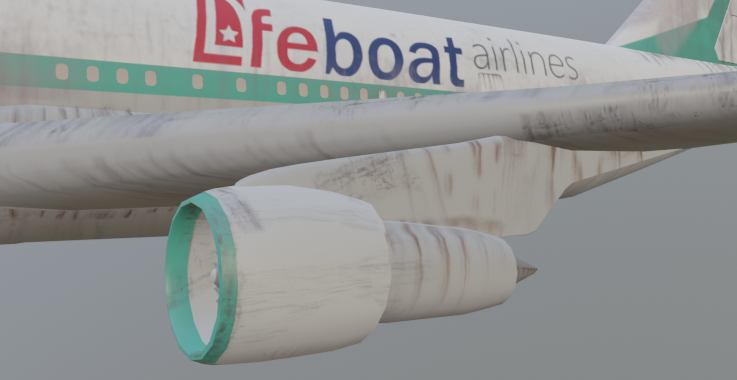Inyo22 On Twitter Now That My Secret Project Has Been Finally Announced I Can Post Some Behind The Scenes Dev Stuff Here Is The Plane As It Was Being Modeled And Textured - roblox lifeboat airlines