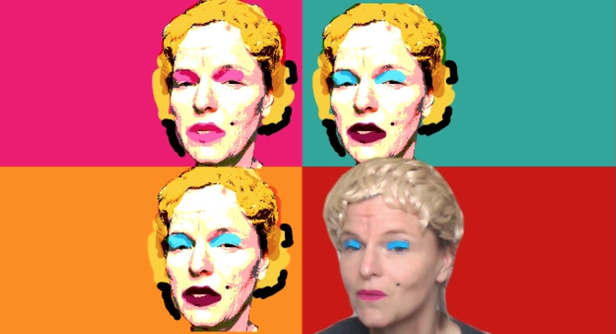 Mary. Today’s zoom call..... #artrecreation #art #zoom #tussenkunstenquarantine #classicart #classicpaintings