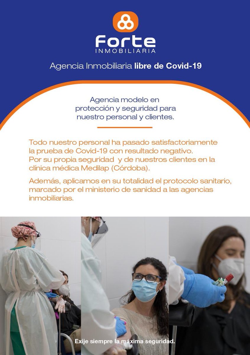 ForteInmo's tweet image. Agencia Inmobiliaria Libre de Covid-19