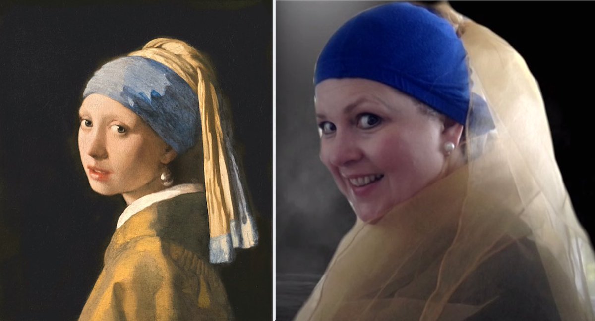 Alex. Today’s zoom call..... #artrecreation #art #zoom #tussenkunstenquarantine #classicart #classicpaintings