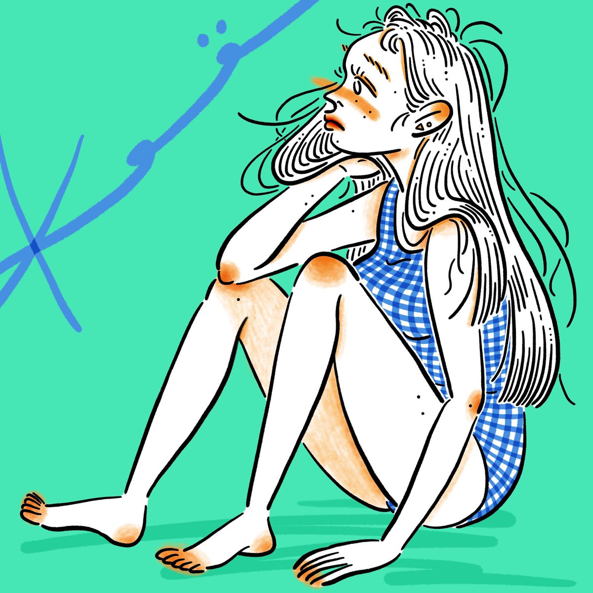 Kame On Twitter 韓国のすごくかわいい水着のブランドを教えてもらって 印象に残ってたのだけどちょっとデザインちがったな とてもかわいかった Art Illustration Illustrator Illust Drawing Girl イラスト イラストレーター 絵 일러스트 絵描き