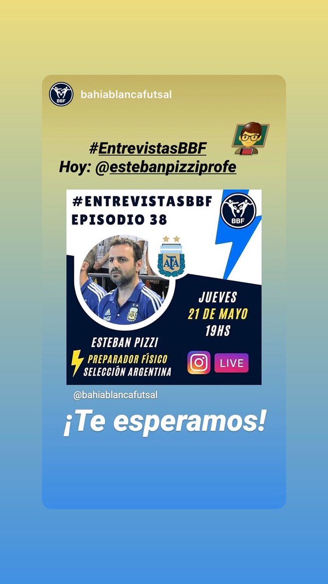 Esteban Pizzi (@profepizzi) on Twitter photo 