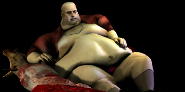 I can think of only a handful of films and video games where the sight of a fat body is not clearly intended to evoke disgust. I'm so tired of seeing this lazy, hateful design choice deployed.Pictured: Mad Max: Fury Road, Dawn of the Dead (2004), Se7en, Hitman: Contracts