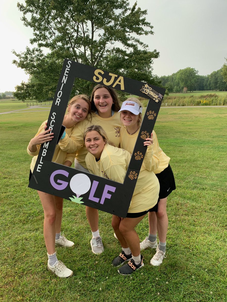 jaguargolf1's tweet photo. Congratulations to our four seniors, Maddie Harden, Maggie Marshall, Gracyn Sage, and Maddy Yuhasz, on graduating! We are so proud of you all and can’t wait to see where life takes you! Don’t forget to come back and visit us! We love you! https://t.co/8LDgGukUlt