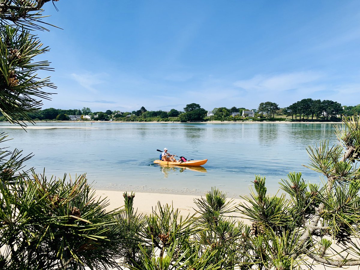 LederoutC's tweet photo. La mer blanche, mon p’tit paradis 🏝🛶 #Benodet #MagnifiqueBretagne https://t.co/DaKvLoofz7