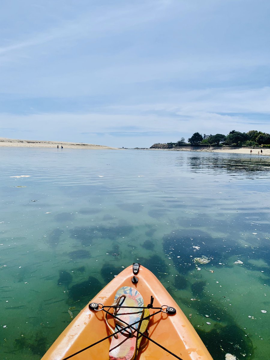 La mer blanche, mon p’tit paradis 🏝🛶 #Benodet #MagnifiqueBretagne