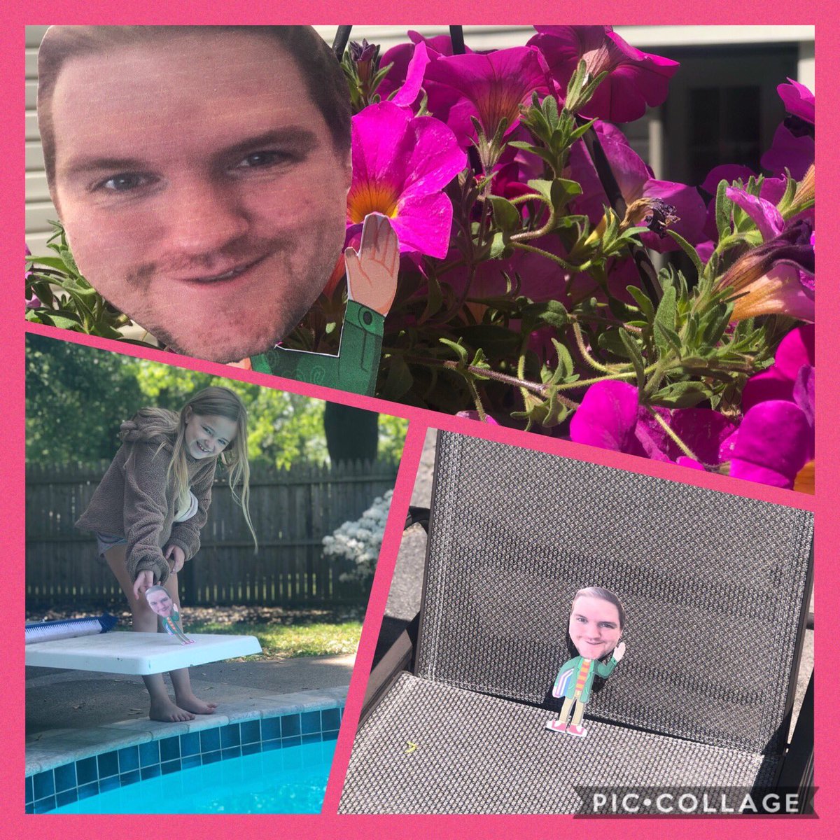 MichaelSchrank's tweet photo. The Adventures of Flat Schrankie carry on into this beautiful Thursday. #4my2ndgraders  @CSDDavisES https://t.co/pmkx2Xo5sN