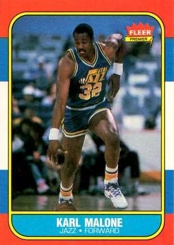 En 1985, Malone ya empezó a destacarse como novato de Utah Jazz. En su primer año promedió 14,9 puntos y 8,9 rebotes, lo que le permitió integrar el NBA All Rookie Team de 1986.
