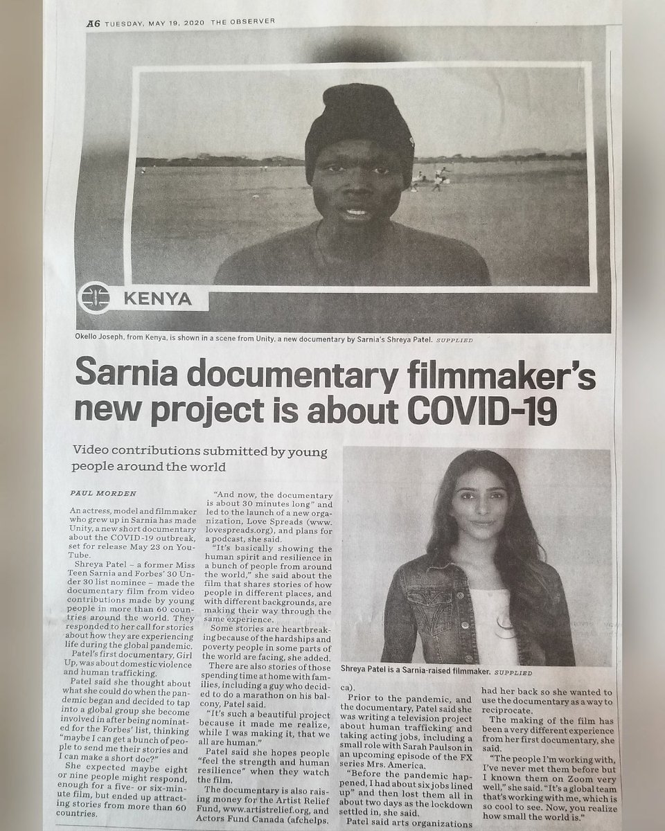 LoveSpreadsOrg's tweet photo. Watch 66 countries in 6 continents coming together in Unity because we believe #lovespreads faster than a virus 💫 @imshreyapatel
.
Pre-release on May 23rd. Sign up on https://t.co/dGI0ujGcRc to get the link 😊 https://t.co/n5od5n89bF