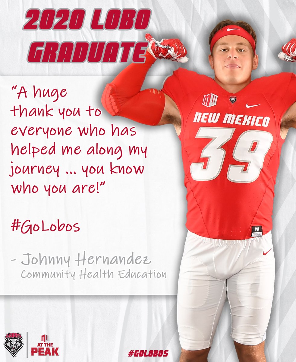 With our Spring Graduation Ceremony taking place Saturday, we will be highlighting our graduates throughout the week.  Here is the tenth of our 14 graduates.

Congratulations Johnny Hernandez! #GoLobos