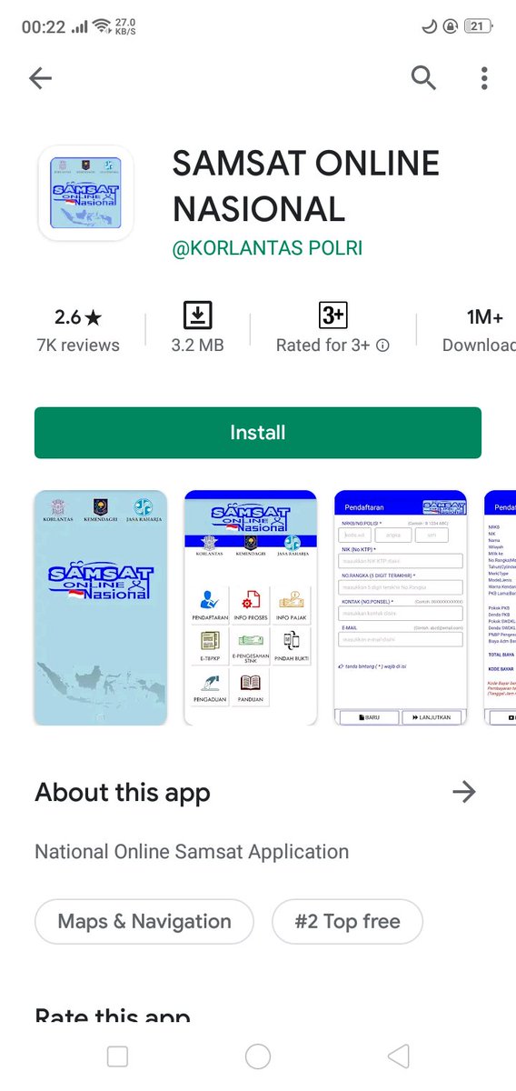 samolnas's tweet photo. @ciloyaaa @bapenda_jabar Kalau pakai aplikasi SAMOLNAS nanti tanda bukti pembayaran dan stiker pengesahan STNK akan dikirim ke alamat sesuai di STNK https://t.co/pLBKyvLGJz