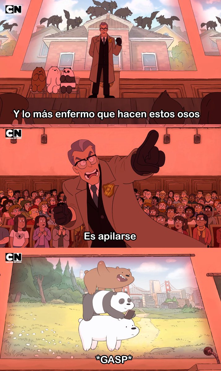 ThatsmyCartoon's tweet image. Es antinatural
#WeBareBearsMovie #Escandalosos #BearStack #WeBareBears