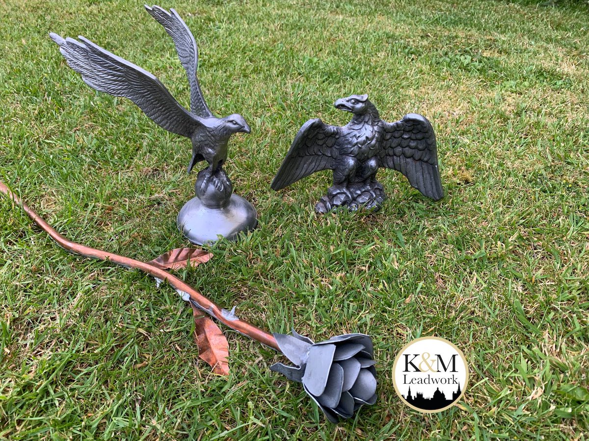 Sand cast lead eagle 🦅 #leadwork #sandcasting #foundry