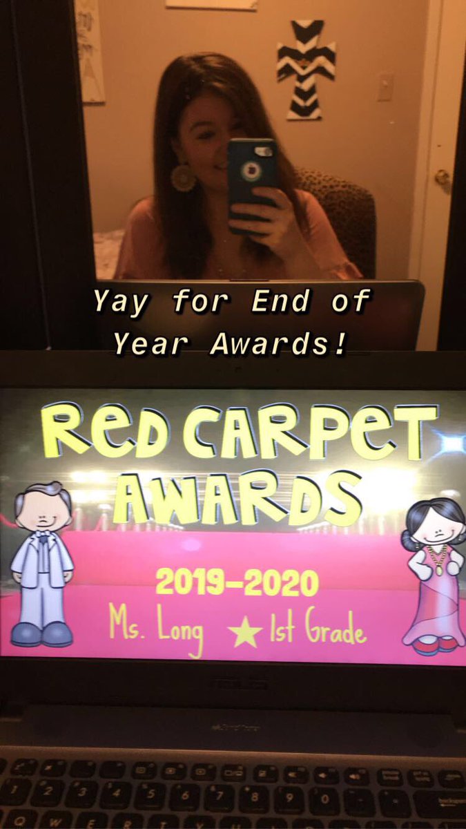 KayleaLong's tweet photo. Red Carpet awards are finished! I loved getting celebrate these firsties, they worked so hard this year. #ruthes #FirstGradeBestGrade https://t.co/pNdXf1FL60