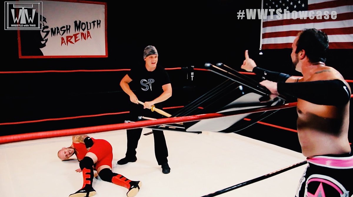 SmashMouthWWT's tweet photo. THROWBACK! As we approach the 20th milestone #WWTShowcase lets take a look back at its predecessors starting with the inaugural Episode! @IAmASeriousDude battled @RavishingAnton in a classic #Number1Contenders Match for an opportunity at @Pain_Stone’s WWT Title! #Ep1 #ThePremiere https://t.co/Wb1WHswBh0