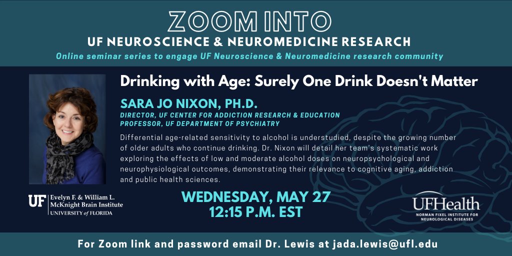 Southeasternneurodegenerativediseaseconference On Twitter Thank You Dr Nixon For A Great Ufmbi Zoominar Today And Our 67 Attendees As We Re Enter Uf Email Jada Lewis Ufl Edu To Let Her Know If You Would Like To See