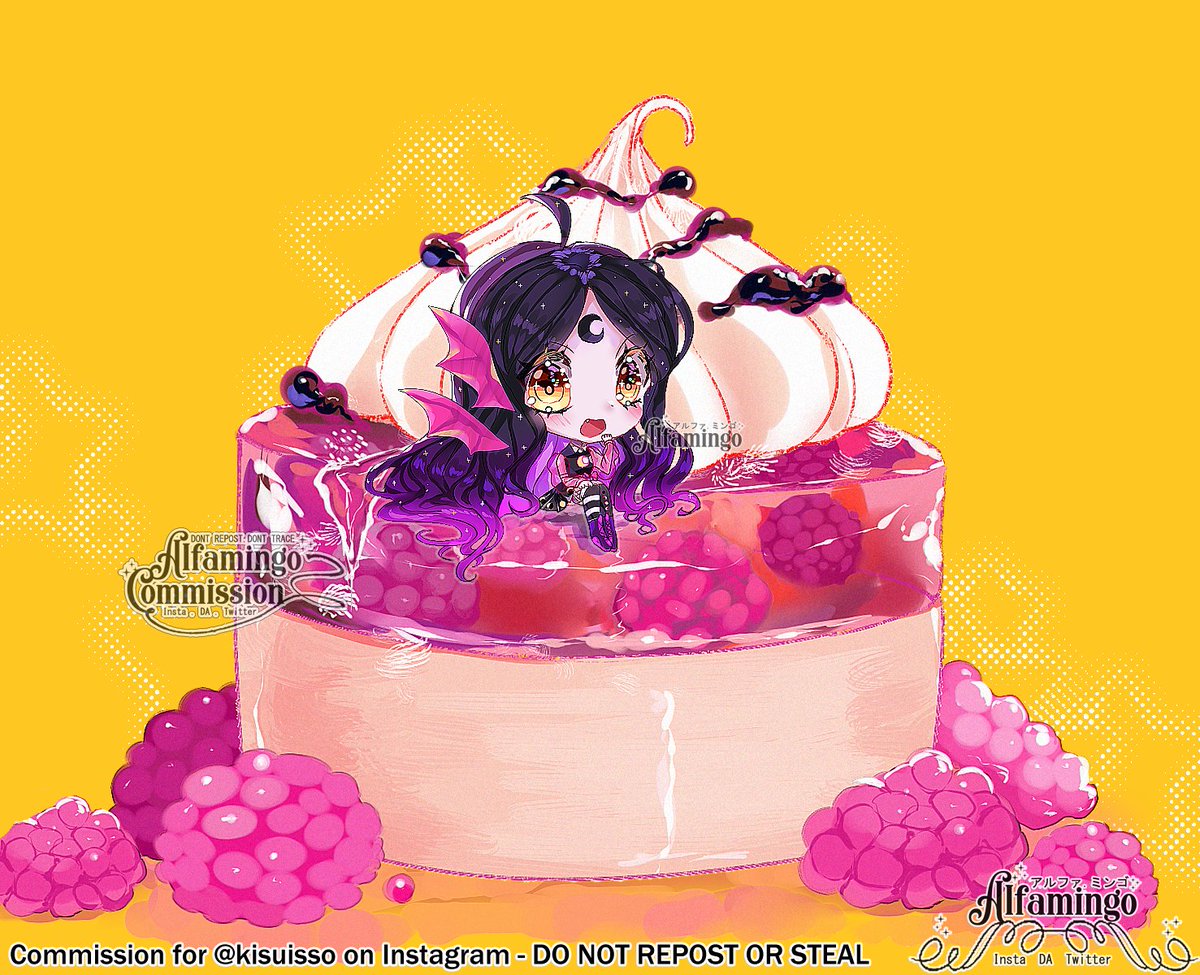 Alfamiingo's tweet photo. commission for @/kissuiso(instagram)๐๐ thank you sm bab ! ! ยด โฝ ` )๏พ๐๐โก
.
#kawaii #chibiใฎๅฎ็ธพ #chibicommission #chibi #chibiart #commissionsopen #Commission #commissions #commissionshare #desserts #tarobubbletea #bubbletea #animeartist #animeartstyle https://t.co/SVv9vCsAdU