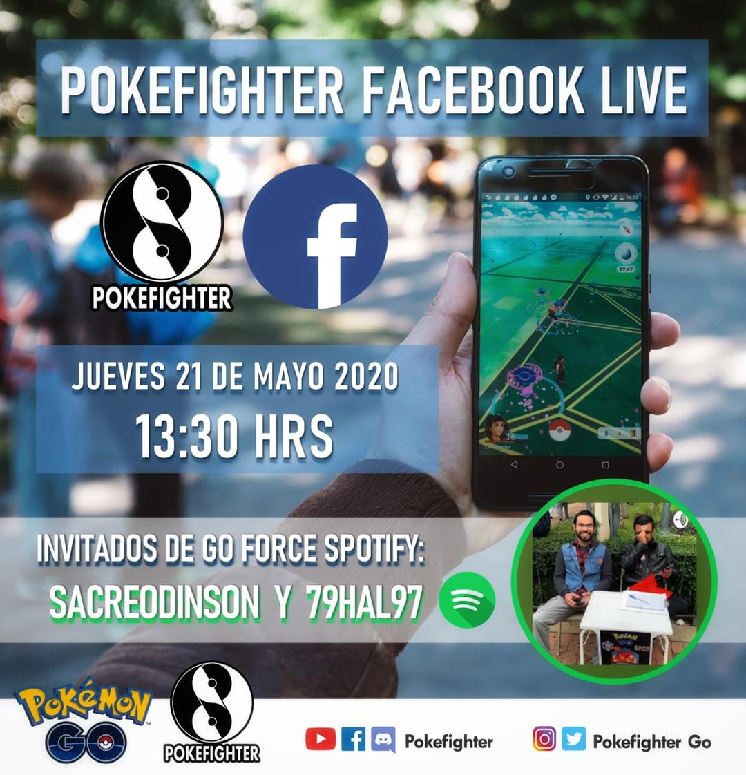 GoForcePodcast's tweet photo. ¡Amigos! Recuerden sintonizar hoy a la 1:30 pm el live en la página de Facebook de @PokefighterG. Vamos a platicar y a ver que mas sucede. https://t.co/8QQ7UGeN0T
