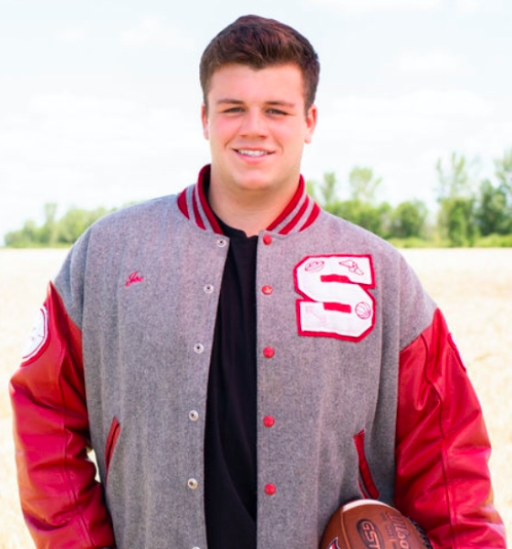 Congratulations to Shanley's Senior Athletes of the Year: @reilepayne and <a href="/kava_21/">Joe Kava</a>. These two have joined a prestigious list within the halls of Shanley. Fun fact: father Dustin Payne &amp; older brother Jake Kava are also part of this list from previous years. #excellence