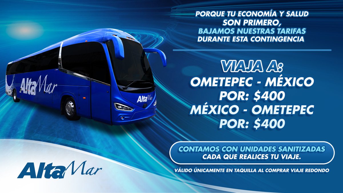 Autobuses Altamar tweet media