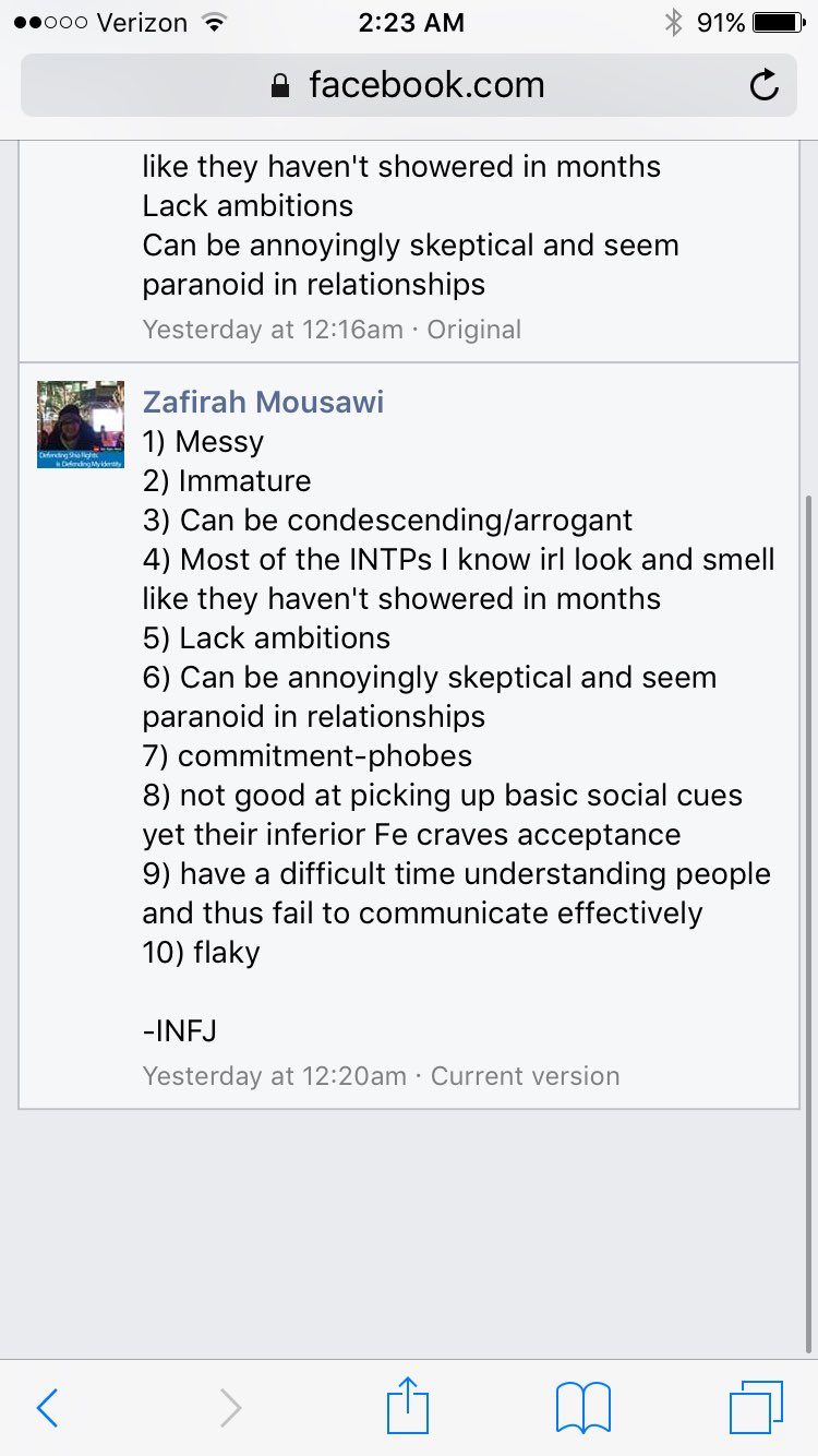 Intp Thoughts 10 Reasons Why An Infj Doesn T Like Intp Ouch T Co 72rkmacrtt Twitter