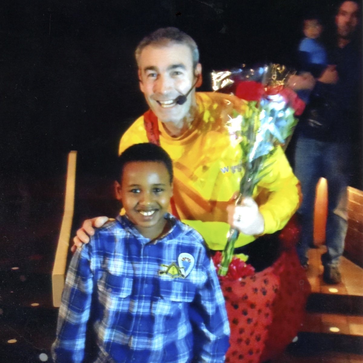 time_roblox's tweet photo. @GregPage_Yellow Hi Greg,  at the my name is Leymo I remember I met you Celebration tour and you sent me that cameo. Thank you for that nice Cameo and you have inspired me. And thank you for the wishes for when my mom was in the hospital sick. Unfortunately she passed away. https://t.co/vLOv7forXb