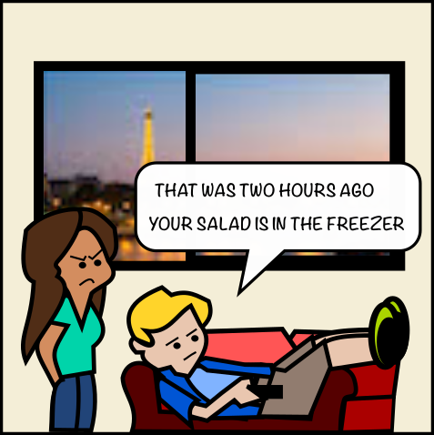 whackycomics's tweet photo. Lovers in Paris for the long weekend #comics #weekendvibes #webcomic #webcomics #lovers #couple #dinnerideas #food #paris #funny #ascension #holiday https://t.co/FLv4tgK7Jv