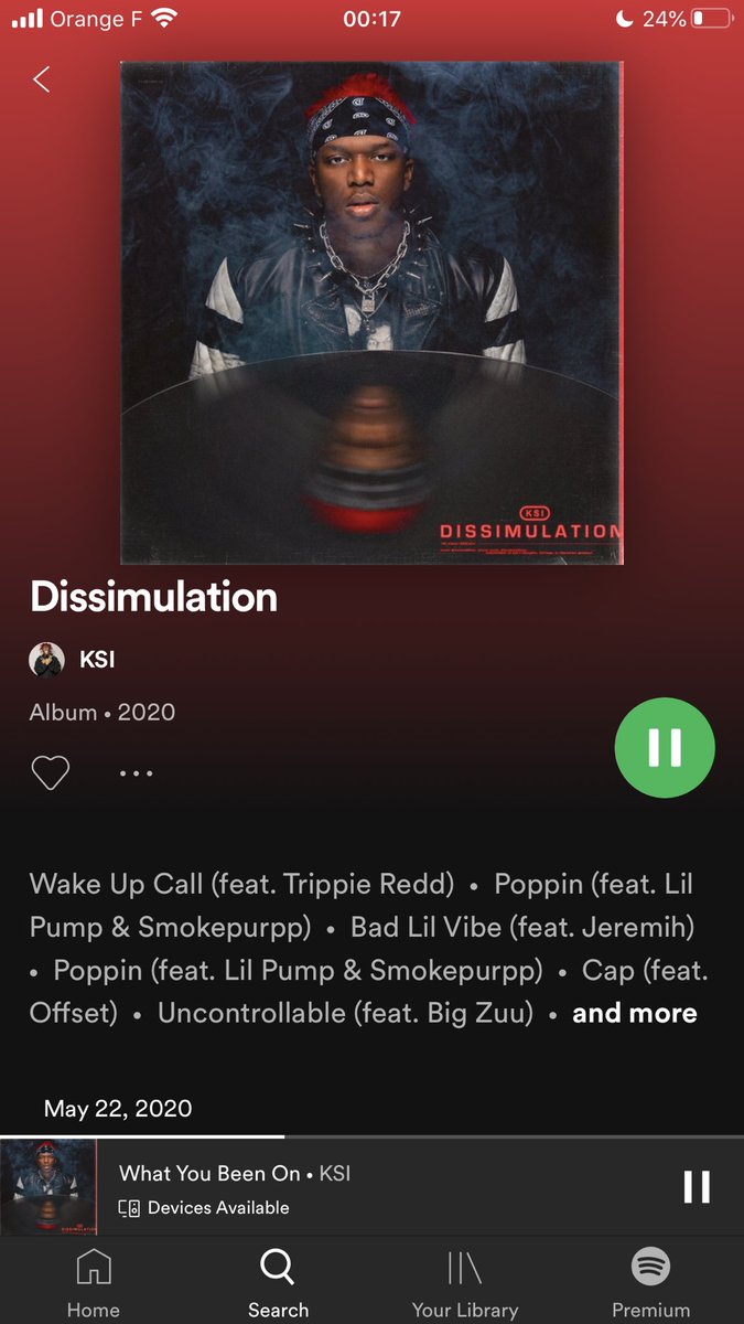 cody_bx_'s tweet photo. New album is lit my g ! 🔥 @KSIOlajidebt #Dissimulation #KSI #baldski #GetItToNumber1 #KSIalbum https://t.co/tQYgwgg4hX