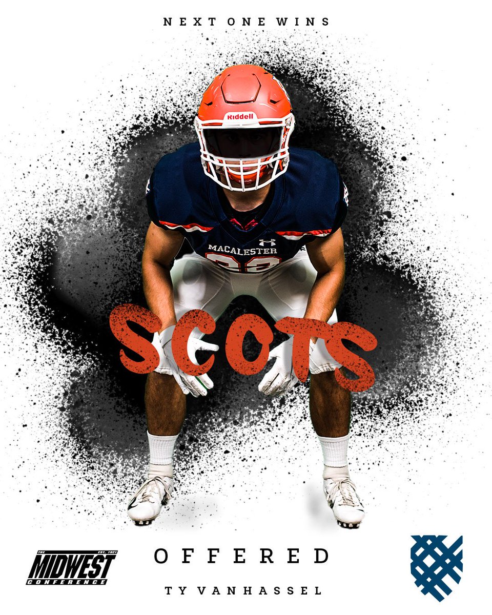 tyvanhassel60's tweet photo. Super greatful to @MacalesterFB and @TheCoachReedzo  and blessed to say I have received my first offer!! Big things coming! https://t.co/v1KxIwiPJL
