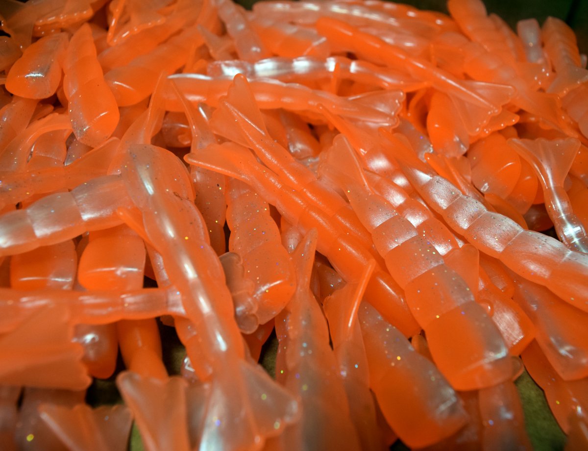 HookupLures's tweet photo. Check out the Agent Orange color in the Jaw Breaker Shrimp! https://t.co/XTykBYUESM