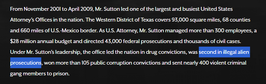 So this is another story of a USAO gone awry, grossly overcharging a case, then, when nailed by the judge, spitefully extracting blood.But there's a silver lining: today the prosecutor gets corporate criminal clients by bragging he was "second in illegal alien prosecutions."