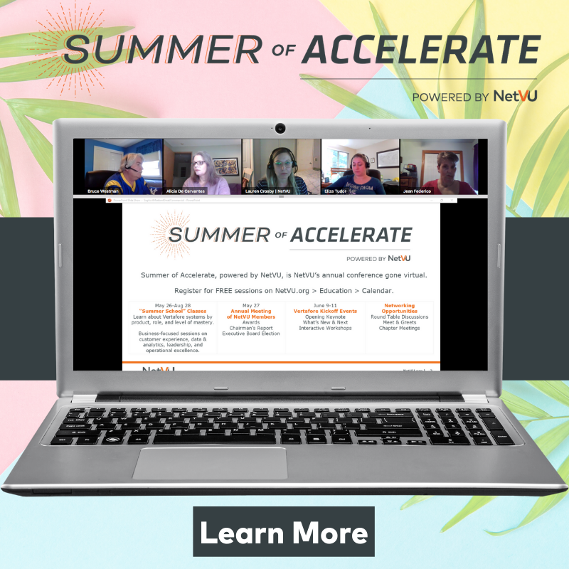 NetVU_Now's tweet photo. A special thank you to all who attended the #Sagitta Accounting #NetVU Chapter for the virtual meet & greet today. If you missed it, we have several virtual networking opportunities and much more during the #SummerofAccelerate. Signup today! https://t.co/WRMP4CoOB8 https://t.co/Z7Eb0LnoPR
