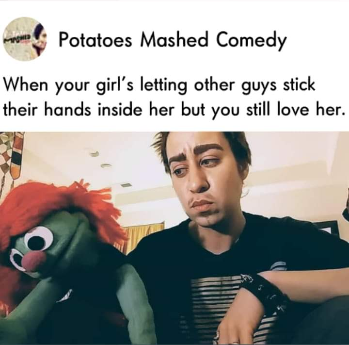 PotatoesMashedC's tweet image. Presenting drag king, Tater Tot!