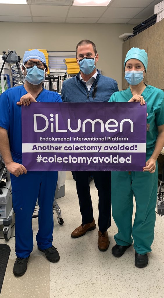 owecon0130's tweet photo. Congratulations to Dr Mizrahi and Dr Merrit at Univ. of South Alabama on starting their complex polypectomy program! Recently they completed their 10th DiLumen procedure for complex colon polyps! #keepyourcolon #endoscopy #gastroenterology #cancer https://t.co/XvtPq0yhSO