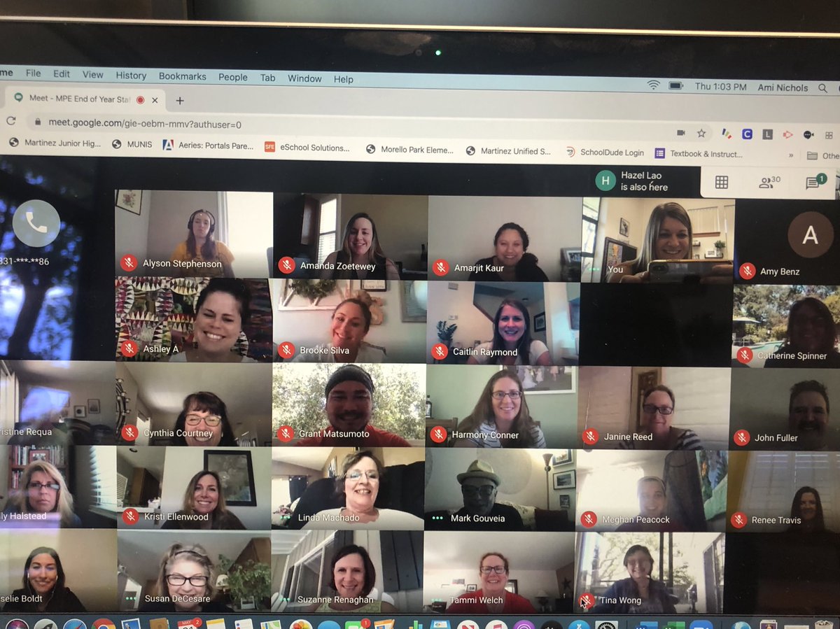 Last staff meeting of the 2019-2020 school year! To say I’m proud of this staff is an understatement. They have risen above all the challenges of distance learning and continued to deliver high quality instruction to our students! Thank you for your dedication! #musdontherise